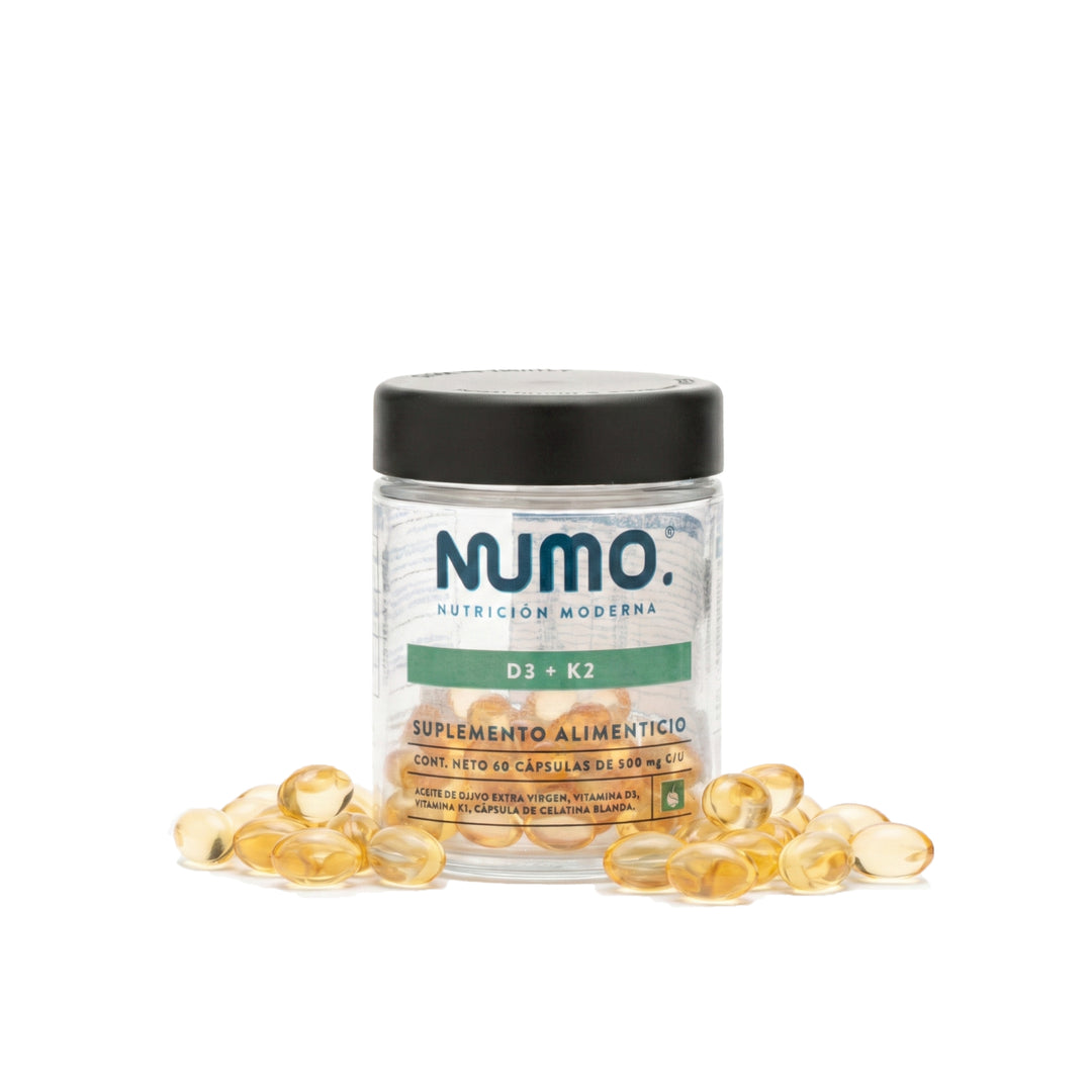 Numo 1080 Vitamina D3 + K2 | Salud Cardiovascular y Huesos Fuertes – Numo ...