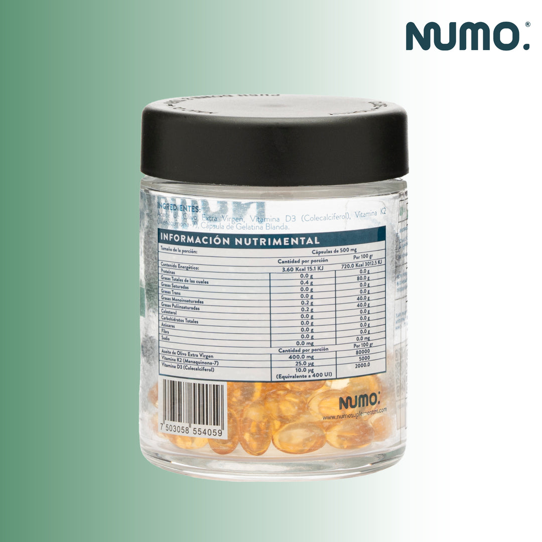 Vitamina D3 + K2 | Salud Cardiovascular y Huesos Fuertes