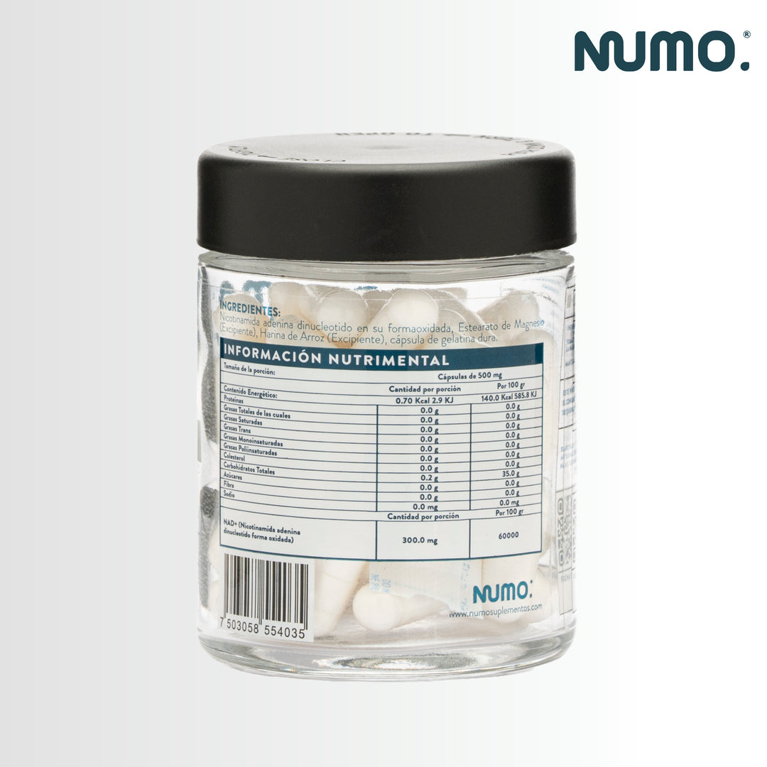 Numo 1080 NAD+ | Energía Celular y Vitalidad – Numo | Nutrición Moderna
