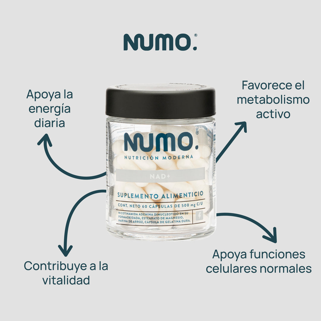 Numo 1080 NAD+ | Energía Celular y Vitalidad – Numo | Nutrición Moderna