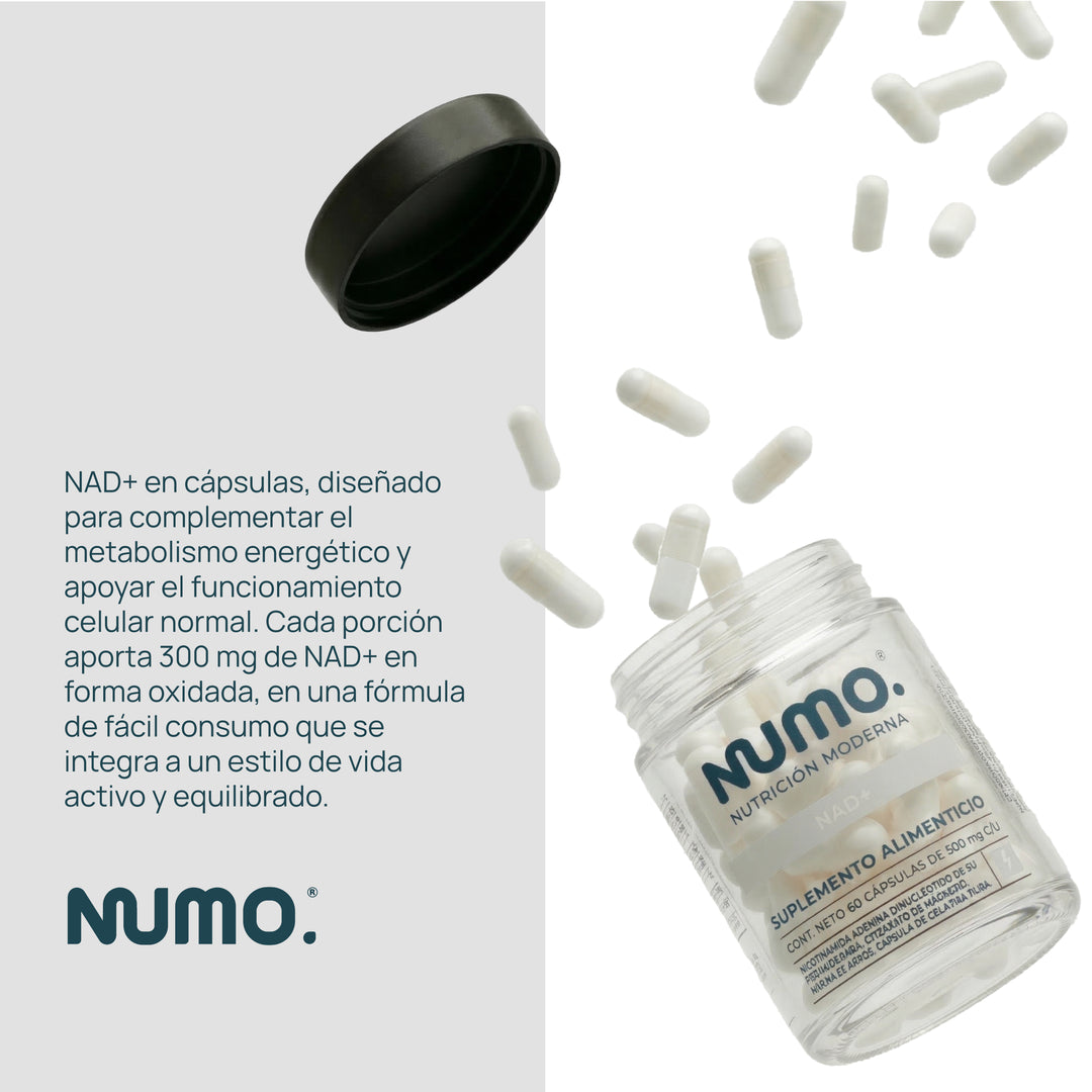 Numo 1080 NAD+ | Energía Celular y Vitalidad – Numo | Nutrición Moderna