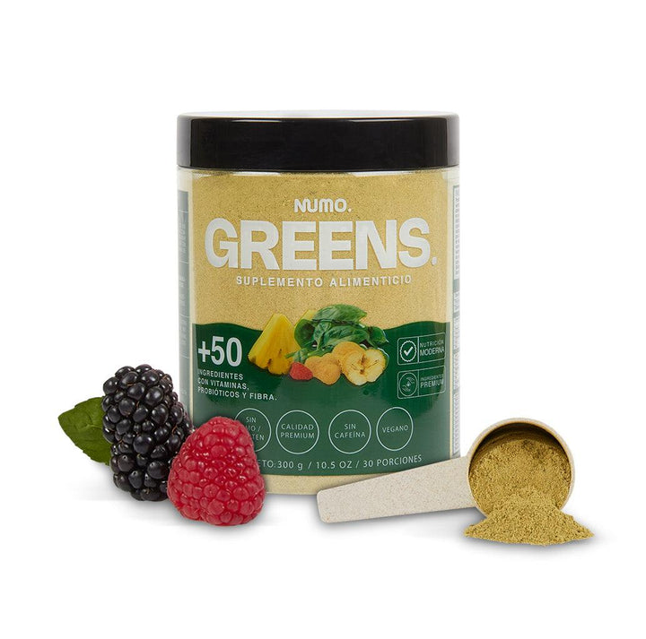 Greens | +50 ingredientes todo en uno - Numo | Nutrición Moderna