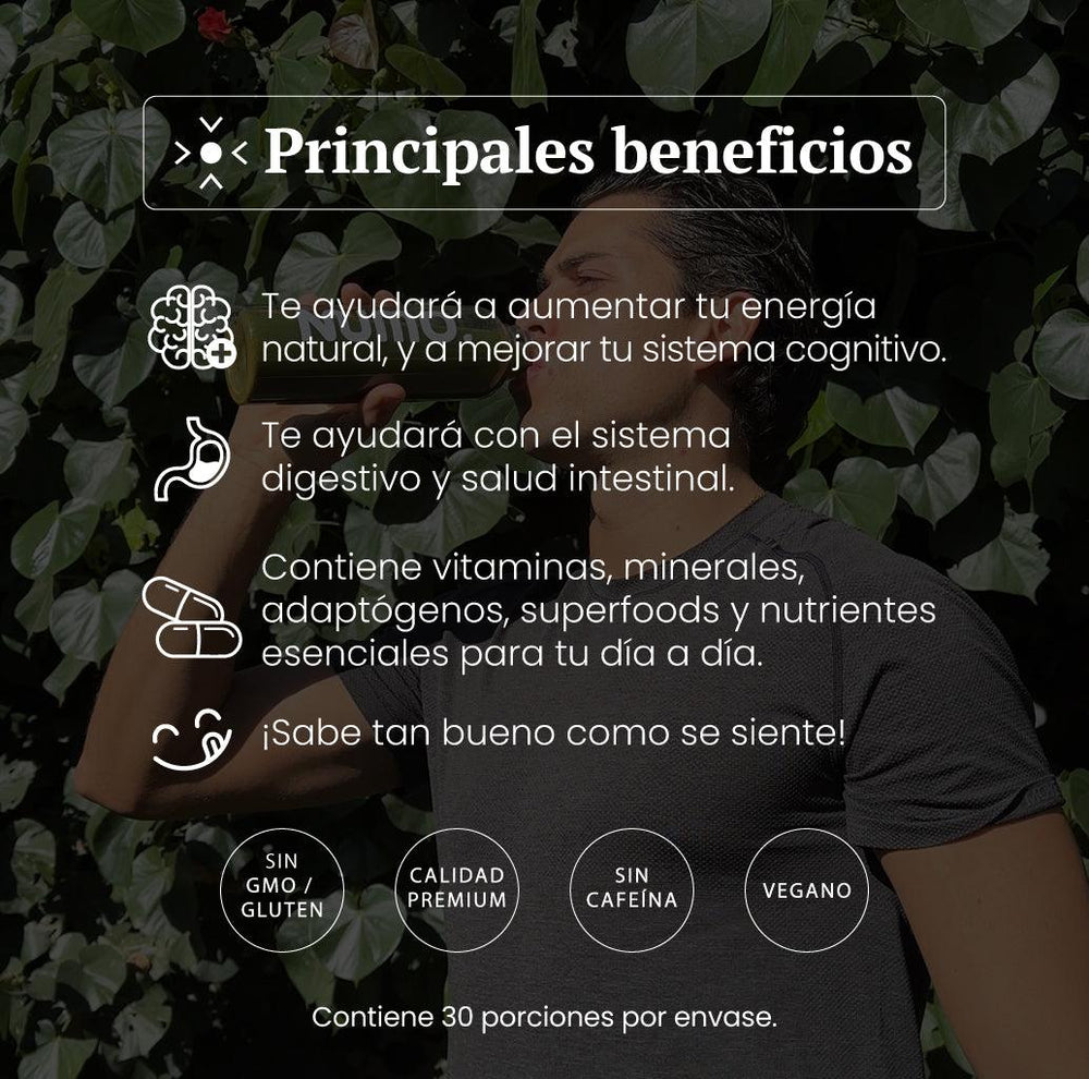 Greens | +50 ingredientes todo en uno - Numo | Nutrición Moderna
