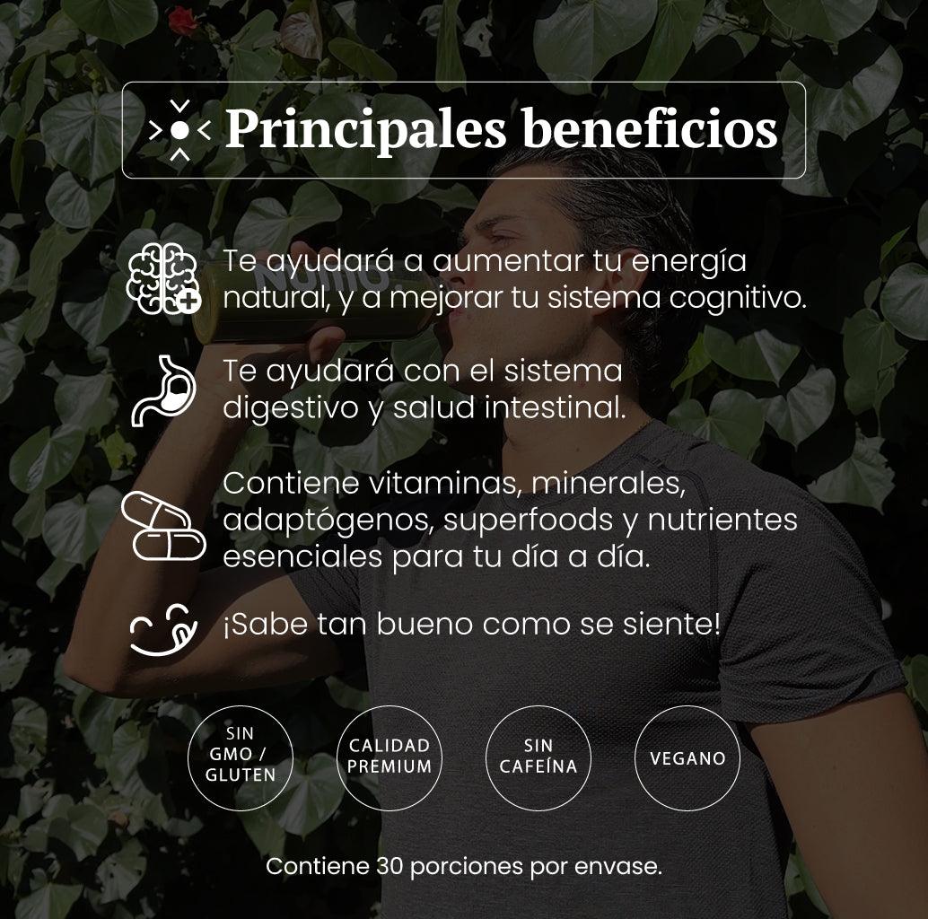 Greens | +50 ingredientes todo en uno - Numo | Nutrición Moderna