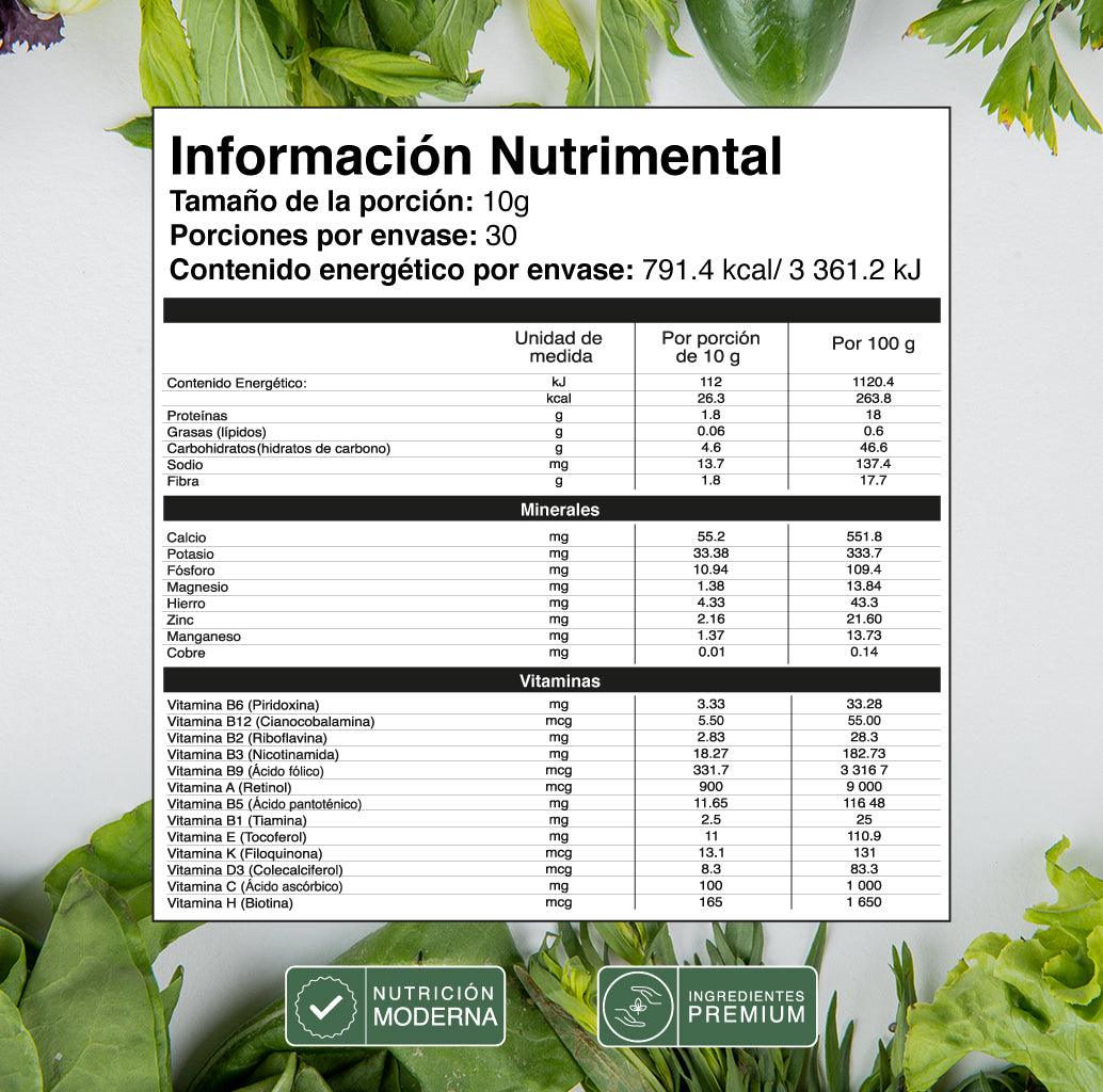 Greens | +50 ingredientes todo en uno - Numo | Nutrición Moderna
