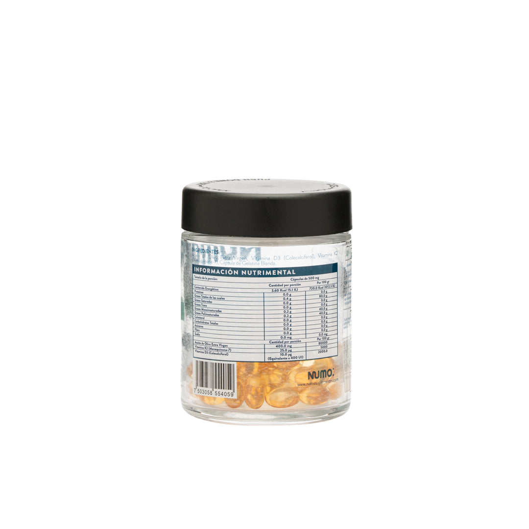 Vitamina D3 + K2 | Salud Cardiovascular y Huesos Fuertes