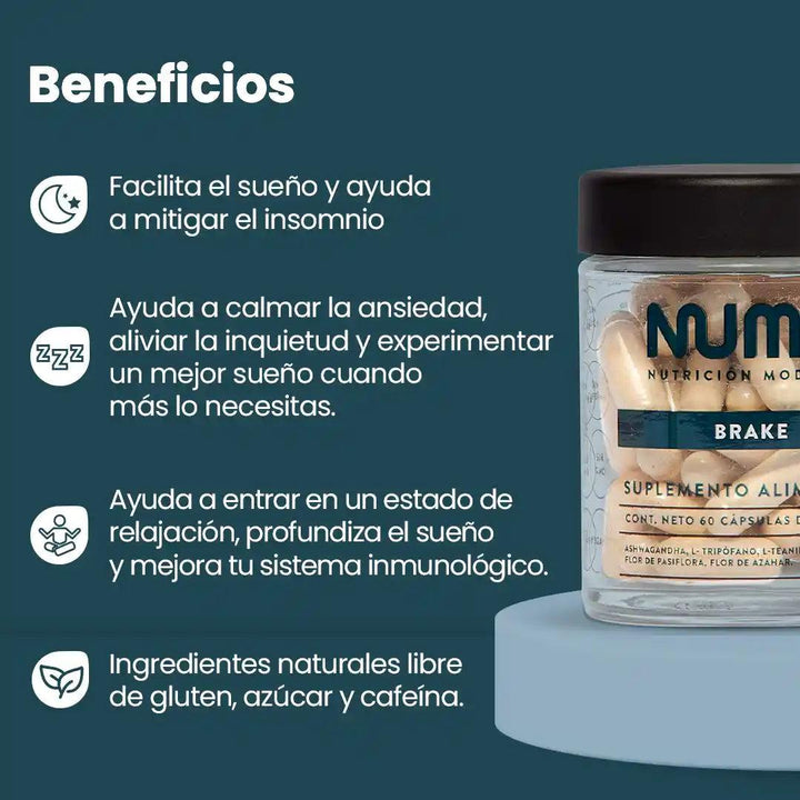 Brake | Duerme con calidad - Numo | Nutrición Moderna