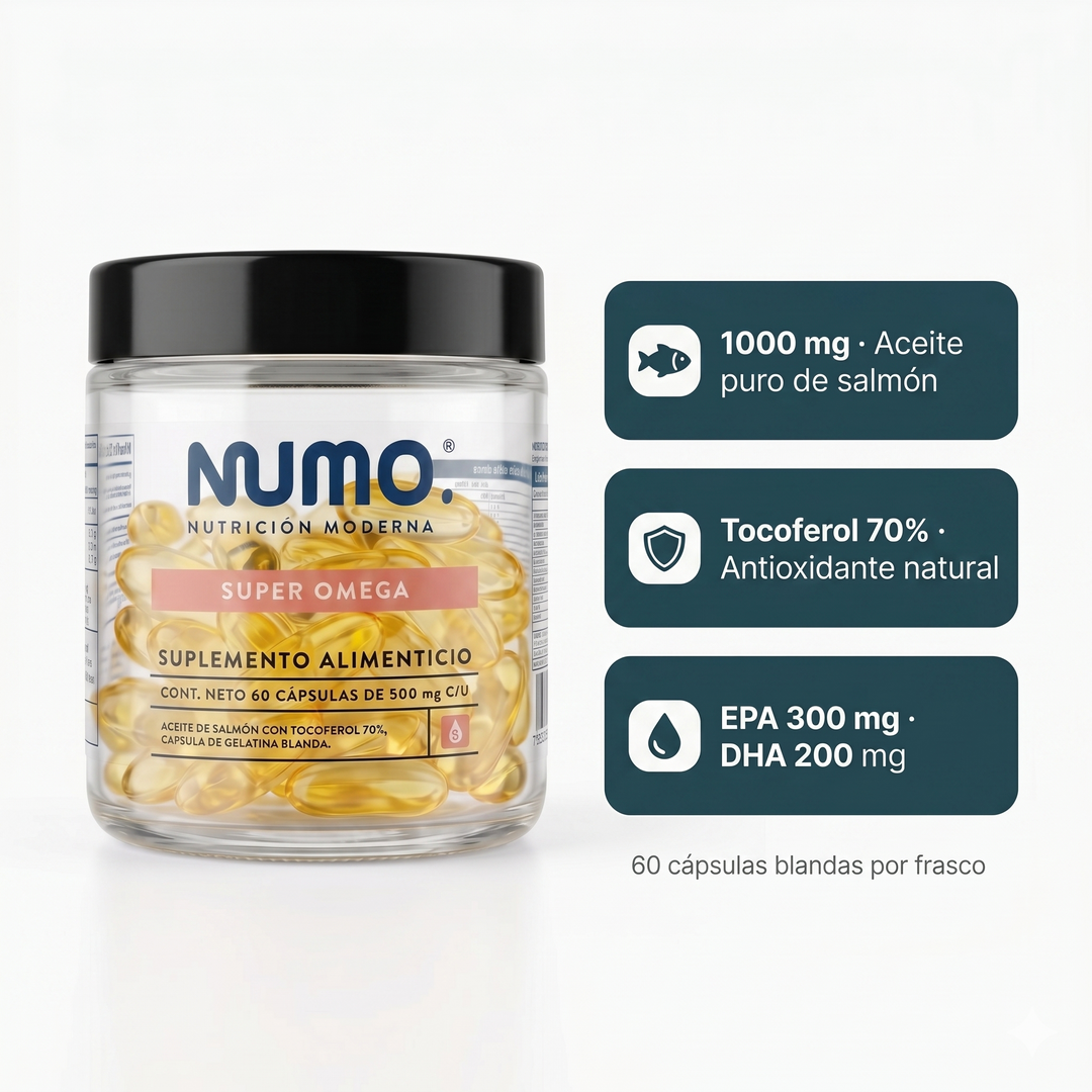 Super Omega 3 | Aceite de Salmón con Tocoferol 70%